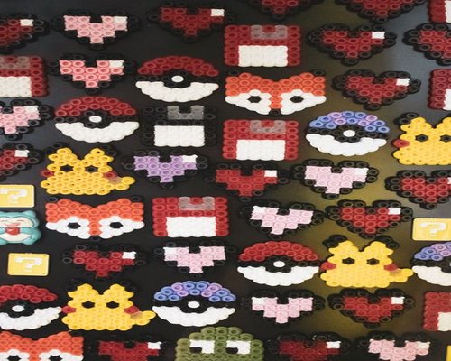 Colourful rhythm islands from the fictional Pixel Beat Harbour mobile game